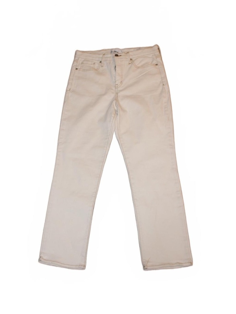 Sam Edelman High Rise Slim Straight Beige Jeans Size 30